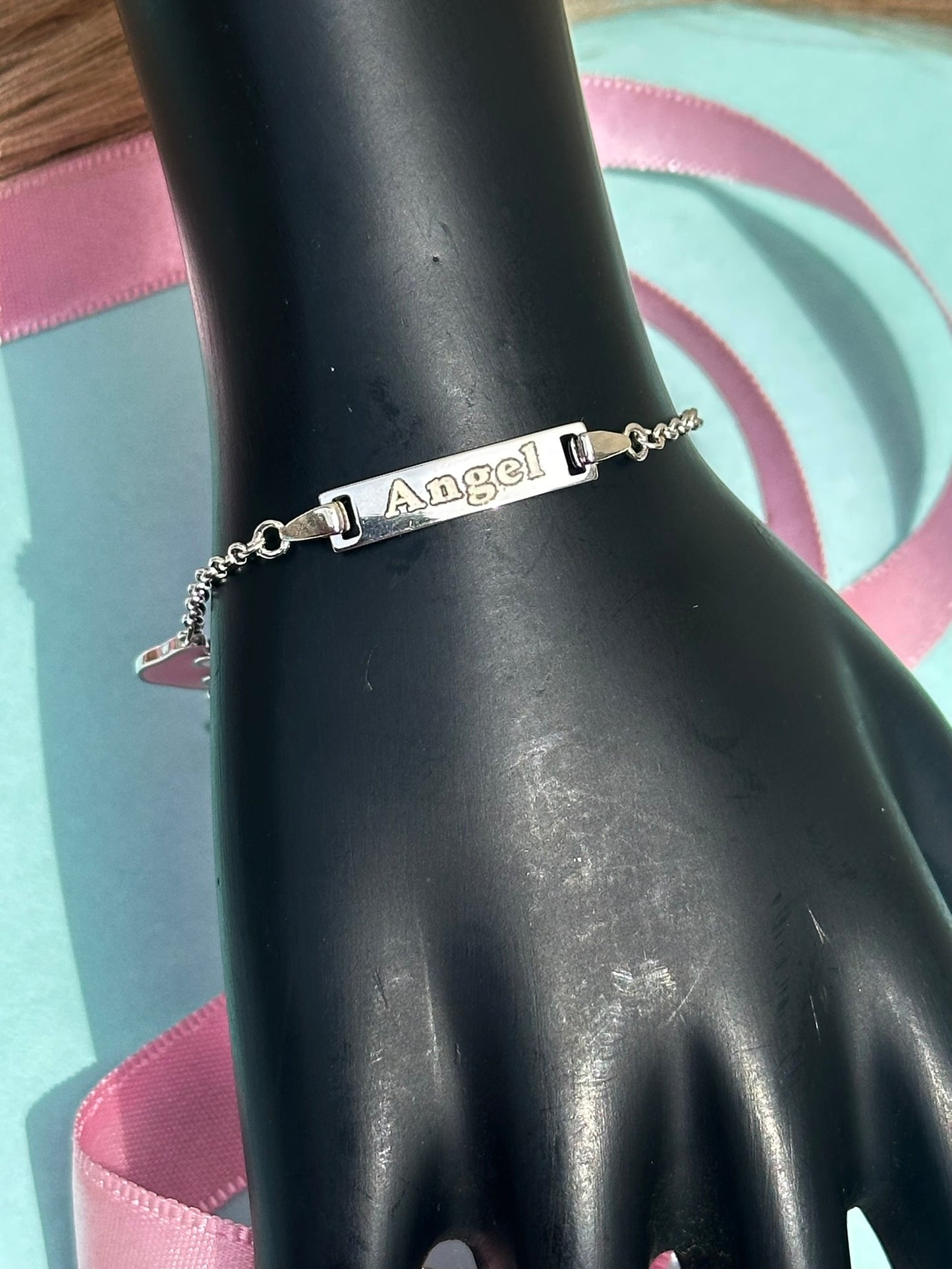 racy red charm baby bracelet
