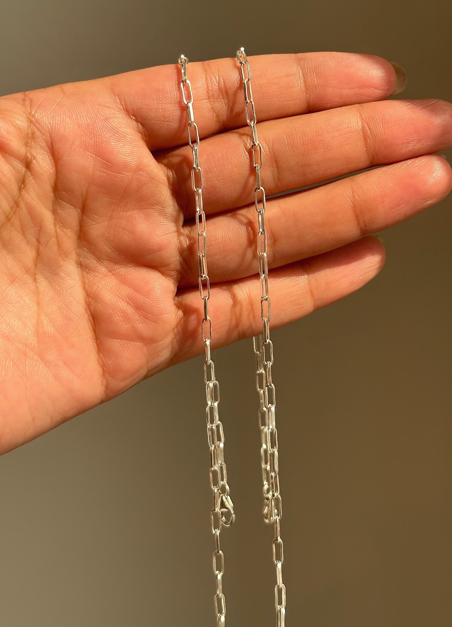 classic paperclip anklet