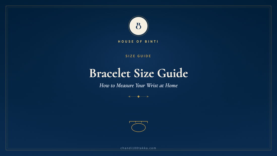 Bracelet Size Guide — how to measure your wrist at home, House of Binti 925 silver