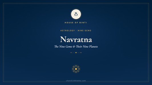 Navratna — the nine gems and their nine planets, House of Binti 925 silver