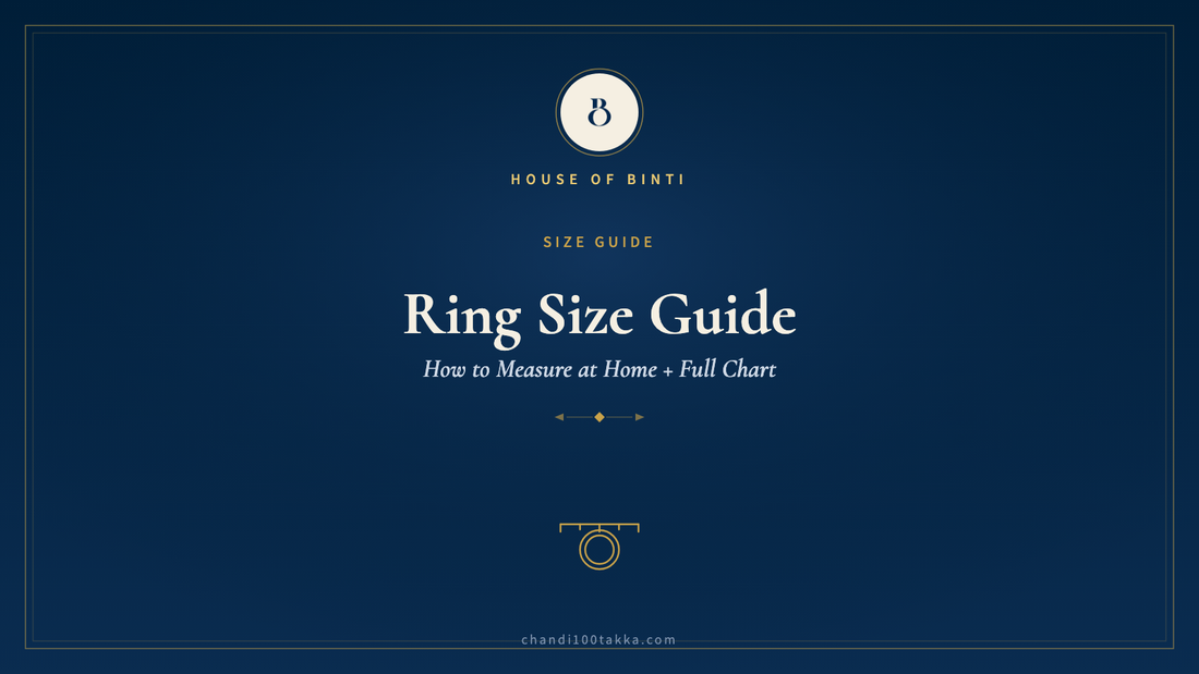 Ring Size Guide — how to measure your ring size at home, House of Binti 925 silver