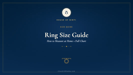 Ring Size Guide — how to measure your ring size at home, House of Binti 925 silver