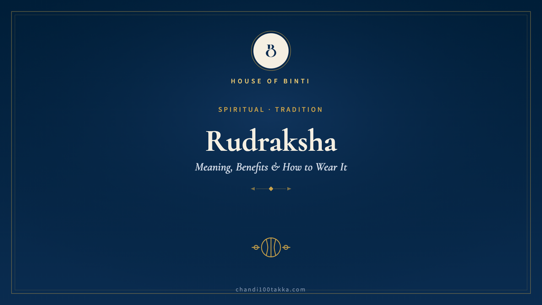Rudraksha meaning, benefits and how to wear it — House of Binti 925 silver