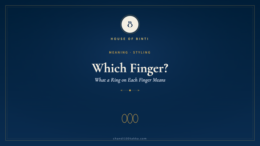 Which finger to wear a ring on — meaning of each finger, House of Binti 925 silver