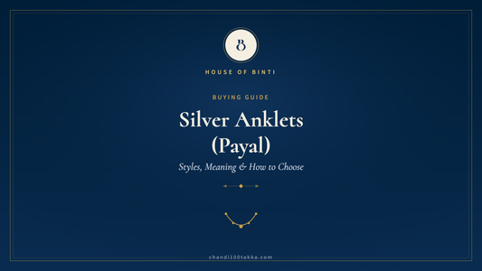 Silver anklets (payal) styles and buying guide — House of Binti