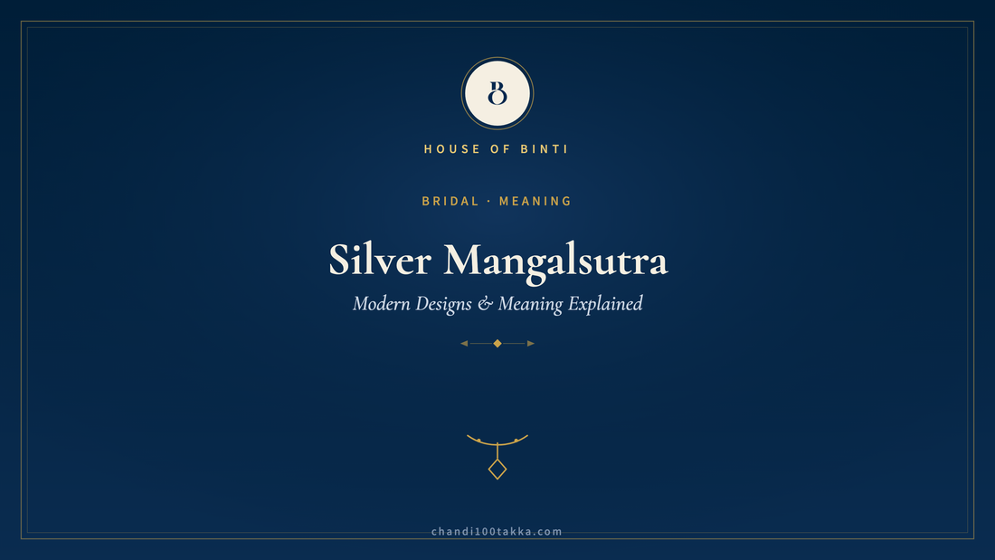 Silver mangalsutra modern designs and meaning — House of Binti