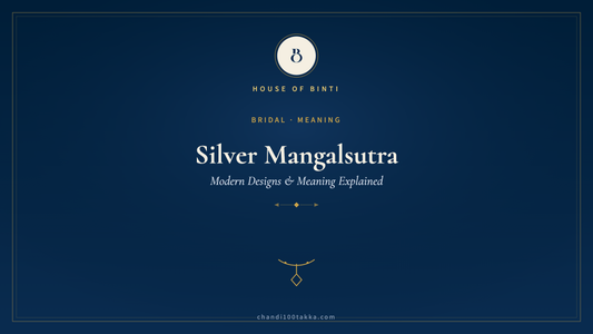 Silver mangalsutra modern designs and meaning — House of Binti
