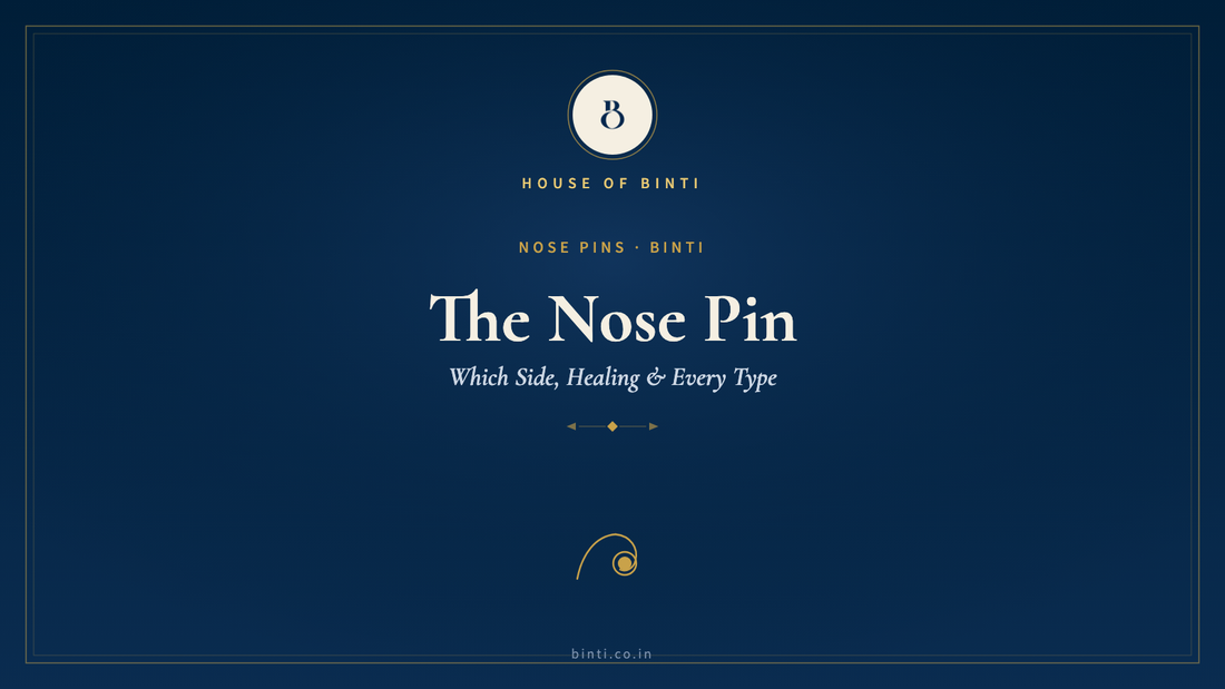 Silver nose pin guide — which side, healing time and every type of binti and nath