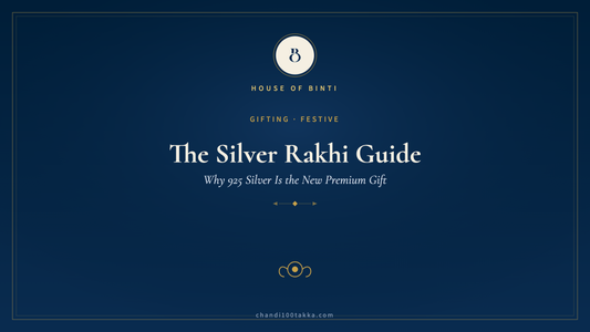 Silver rakhi guide — why 925 silver rakhis are the premium gift — House of Binti