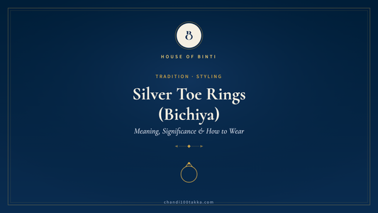 Silver toe rings (bichiya) meaning and styling guide — House of Binti