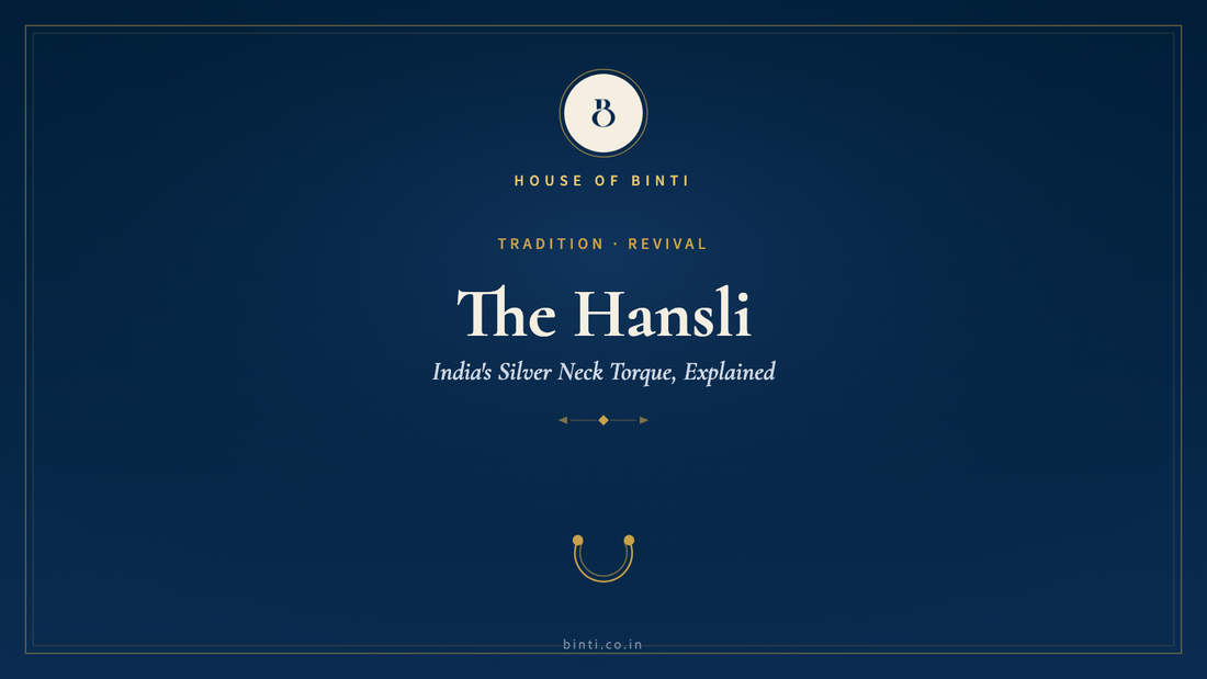 What is a hansli — the traditional Indian silver neck torque explained