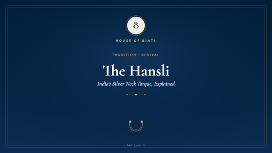 What is a hansli — the traditional Indian silver neck torque explained