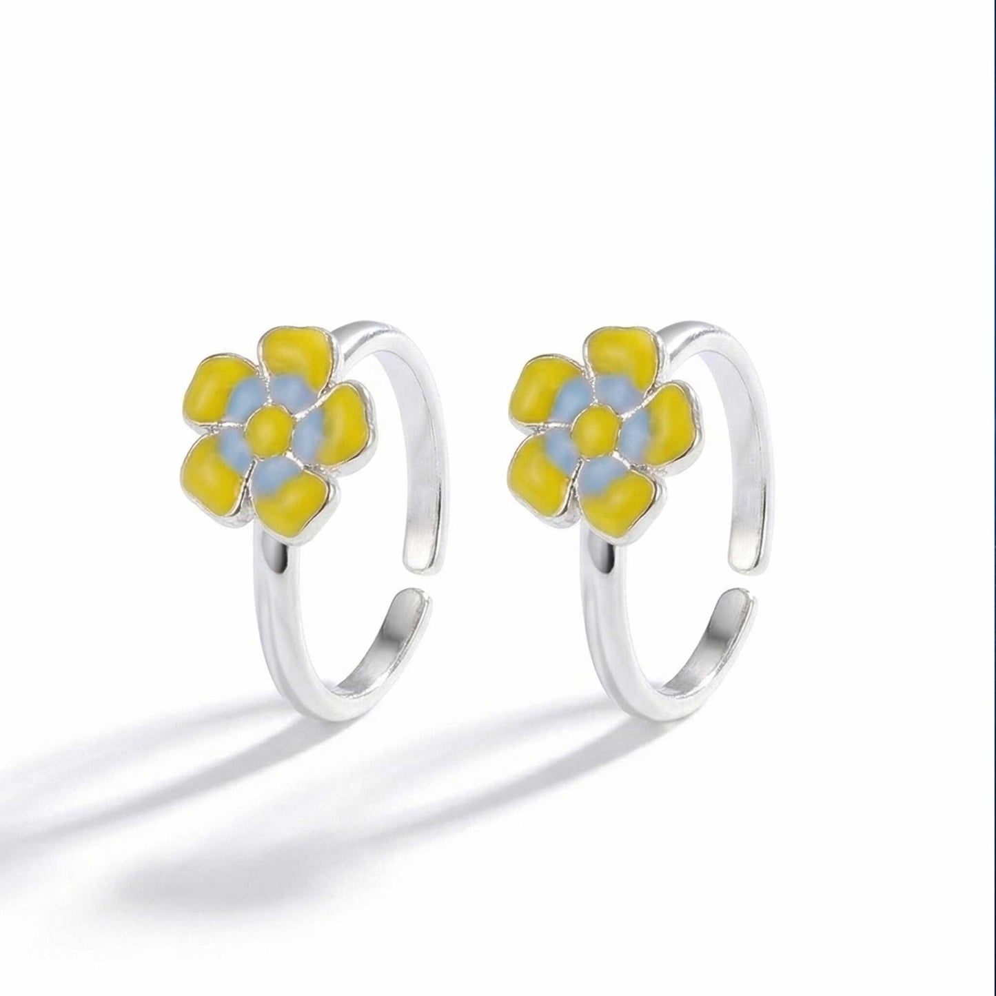 twilight bloom toe rings