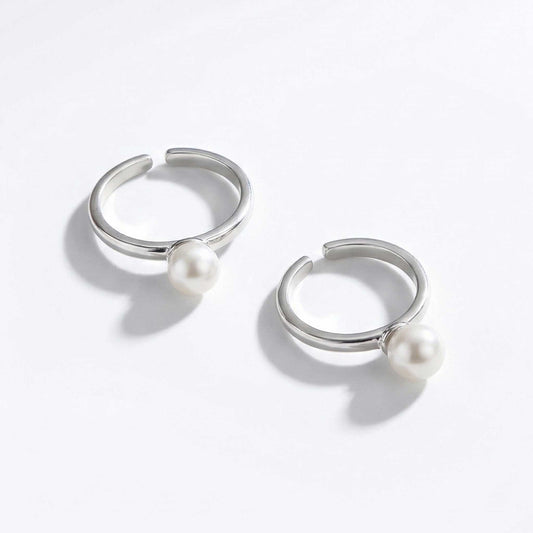 Pearl Toe Rings