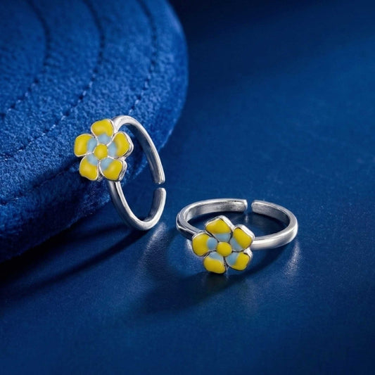 Twilight Bloom Toe Rings