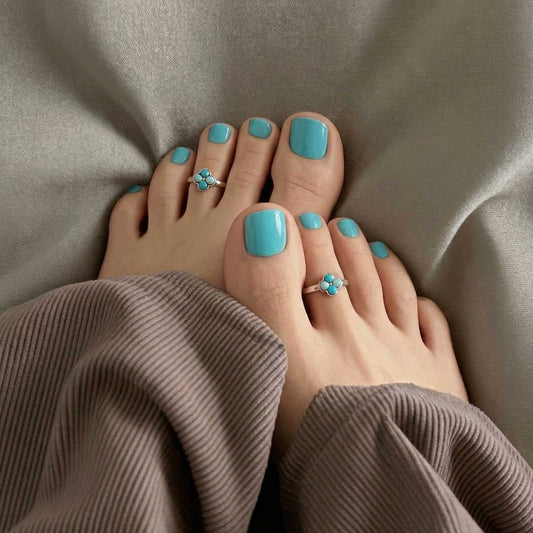 Ocean Bloom Toe Rings