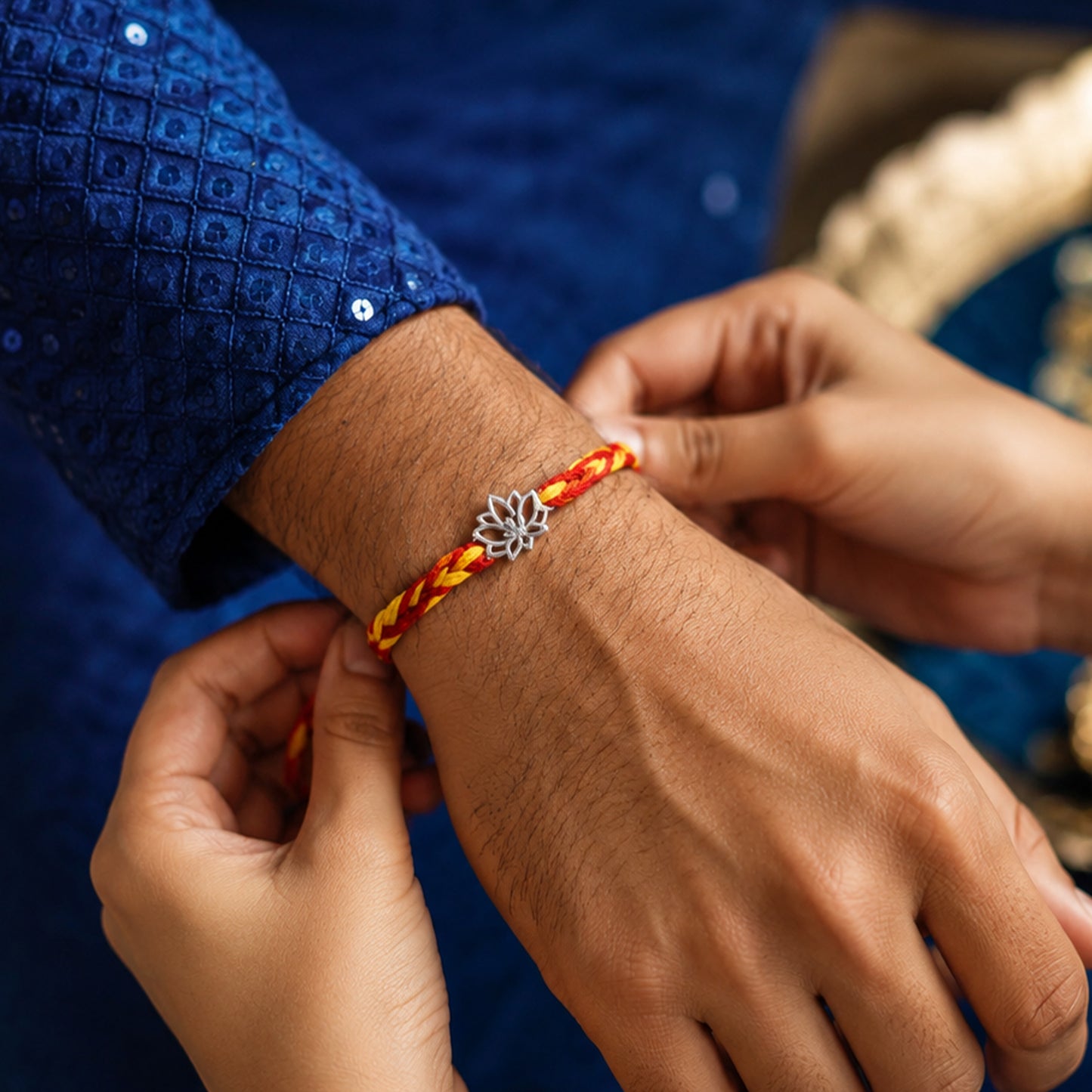 lotus rakhi