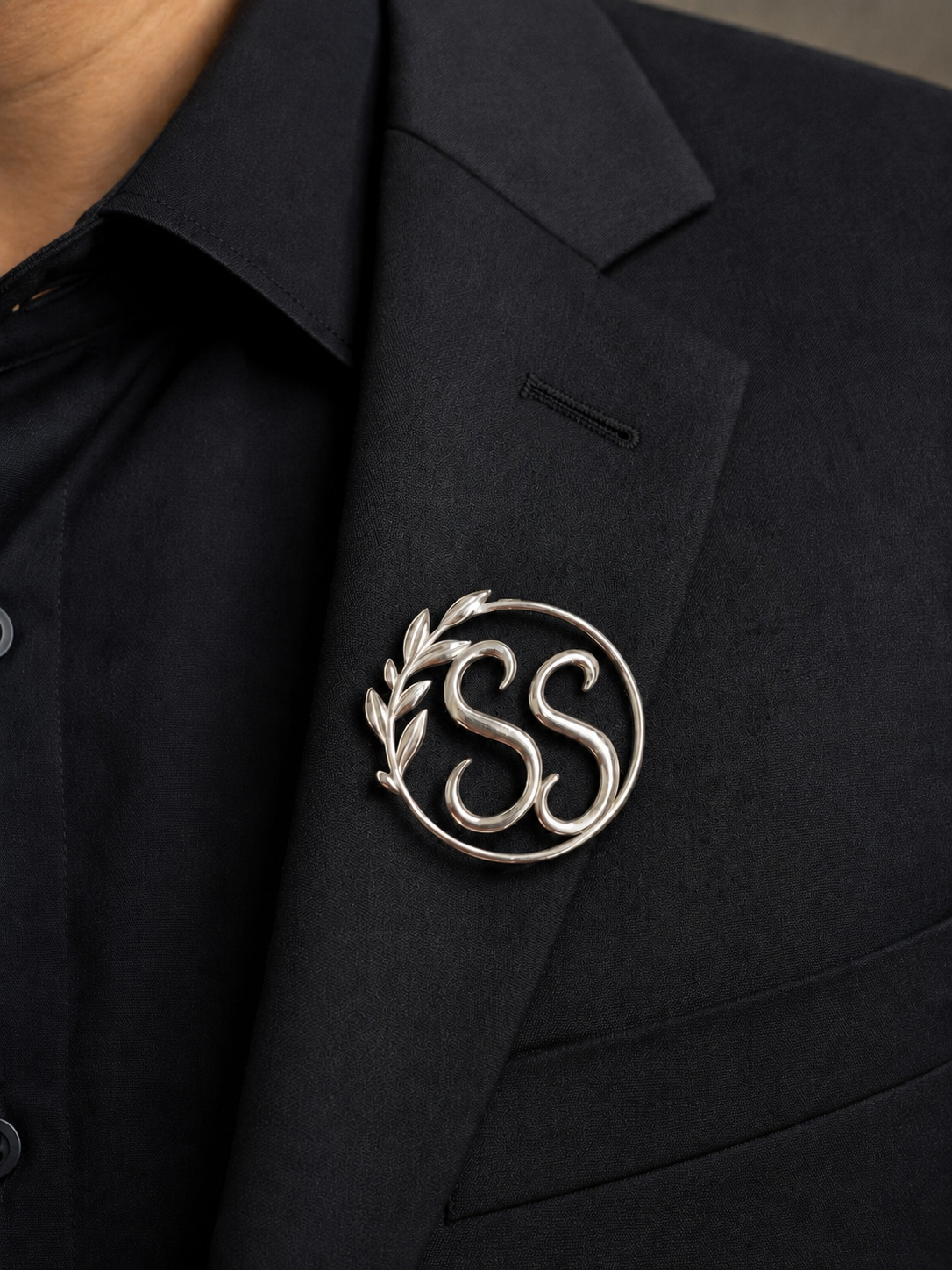 personalized brooch