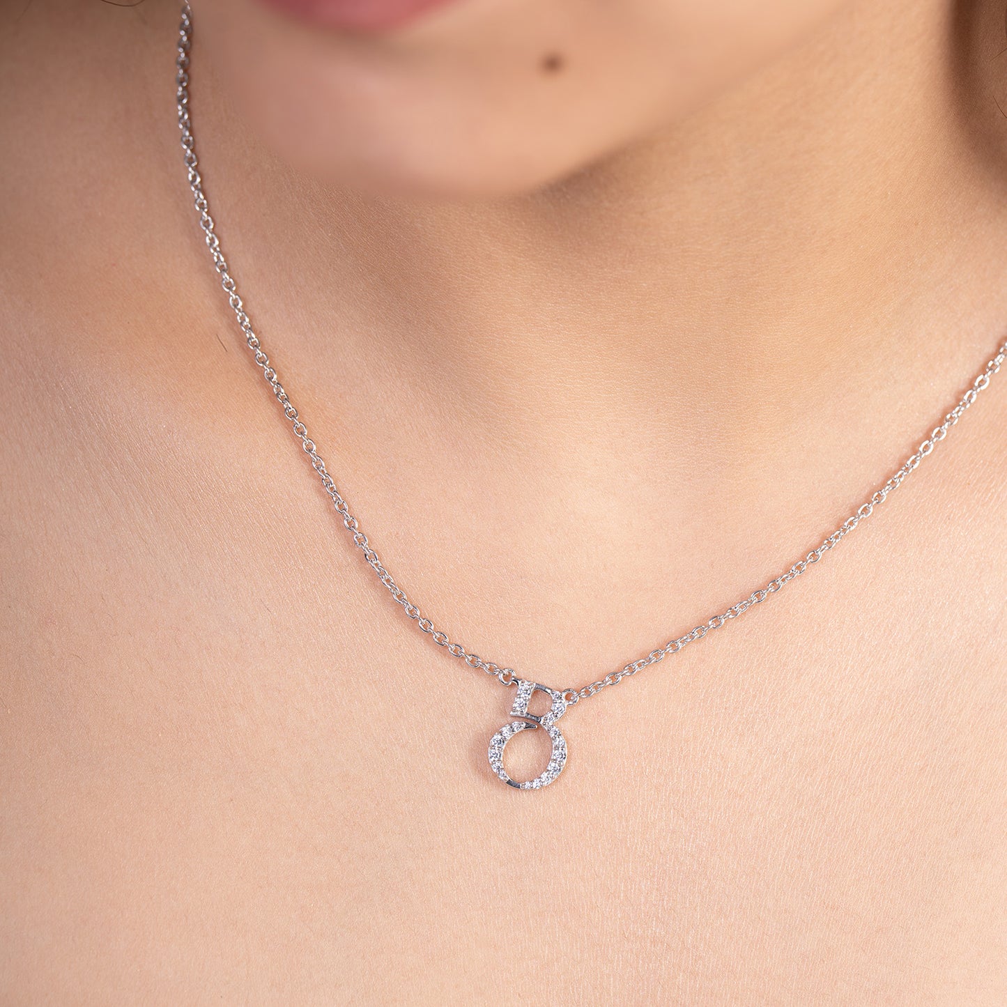 signature initial neckpiece