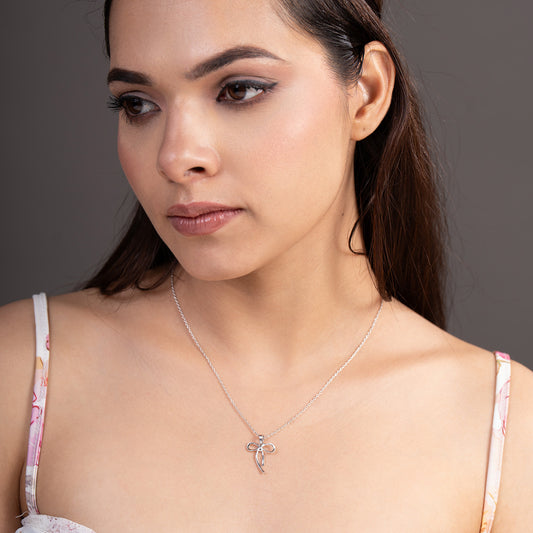 Sterling Bow Neckpiece