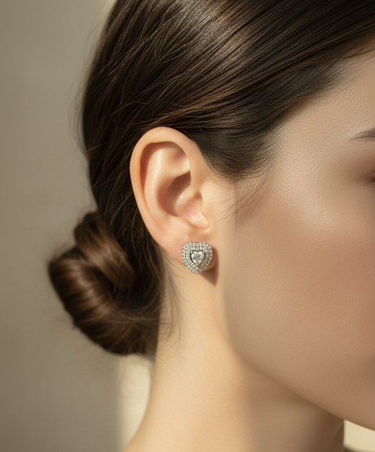 Shimmer Love Studs