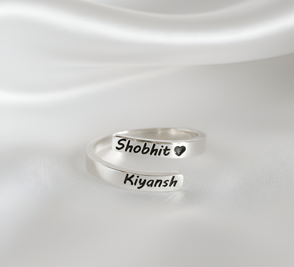 Couple name Ring