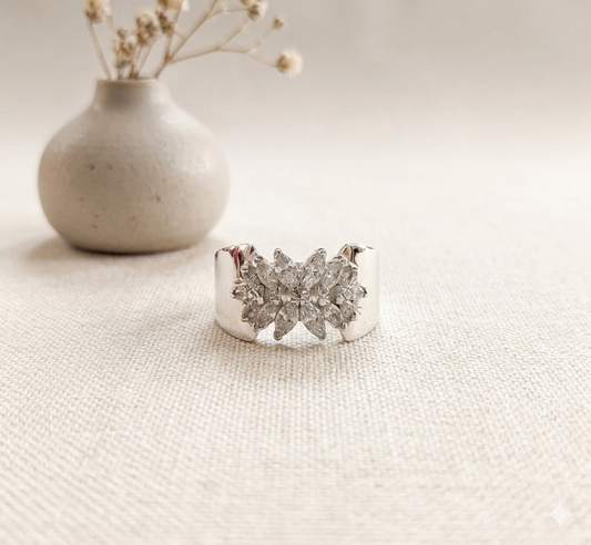 Marquise Flora Ring