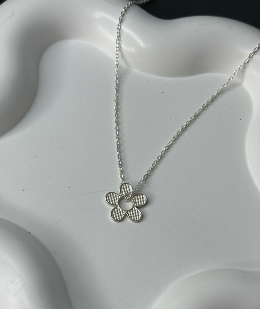 blooming flower pendant