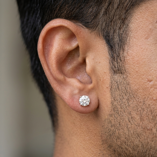 Luna Spark Single Stud (5mm) for Men