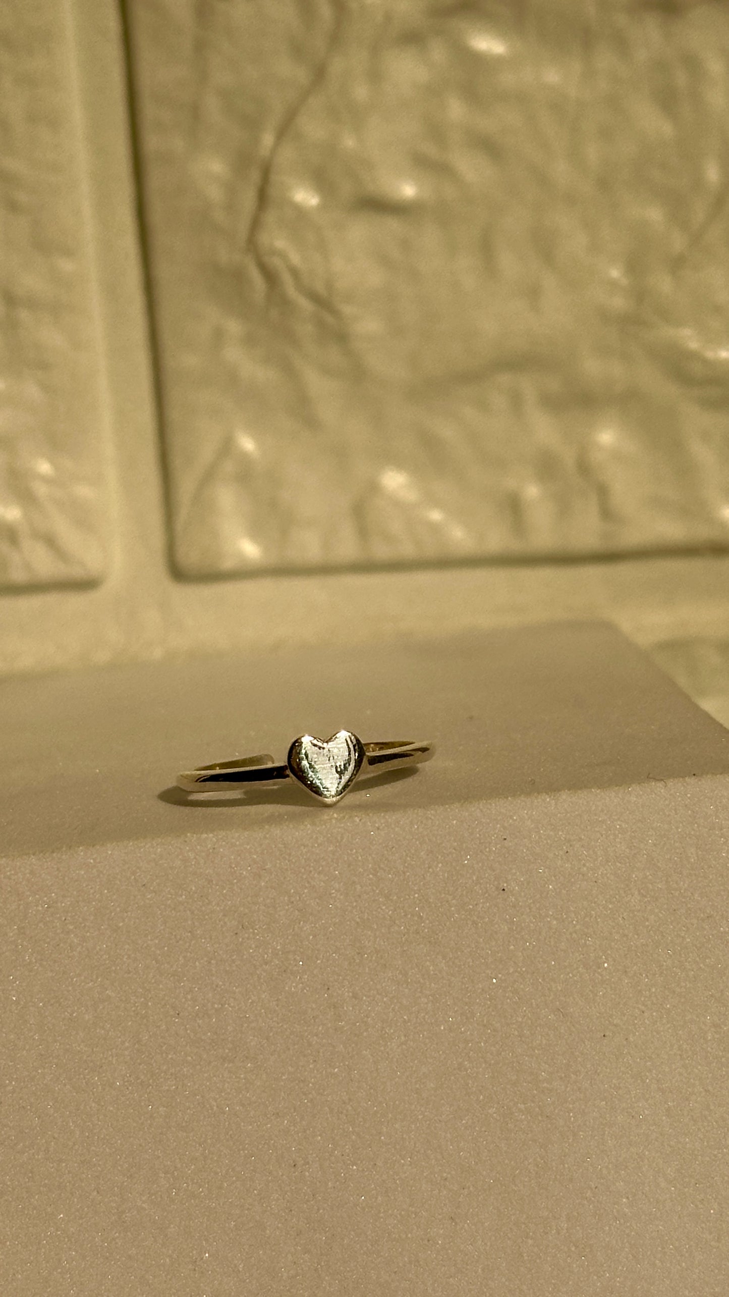 mini heart ring