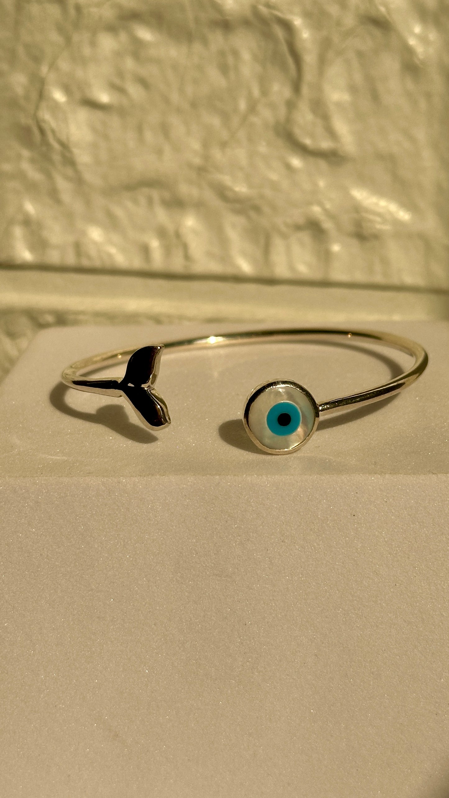 mermaid evil eye bracelet