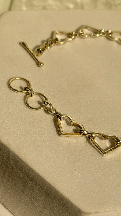 Heart Link Bracelet