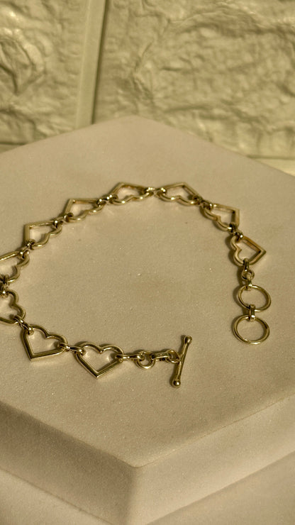 Heart Link Bracelet