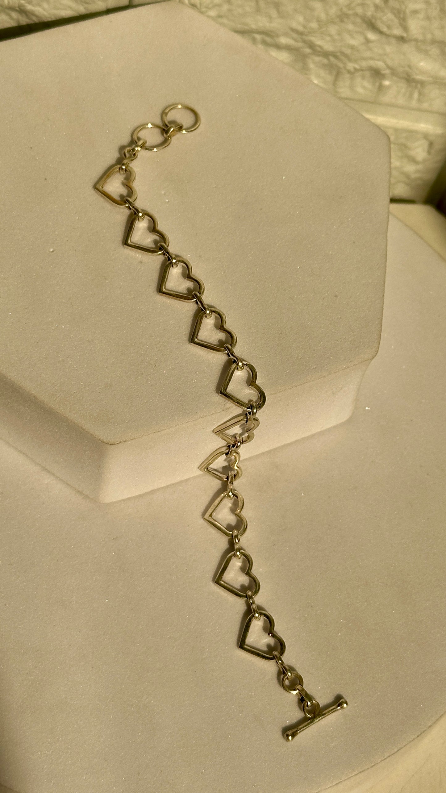 heart link bracelet