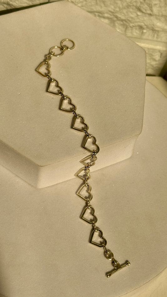 Heart Link Bracelet