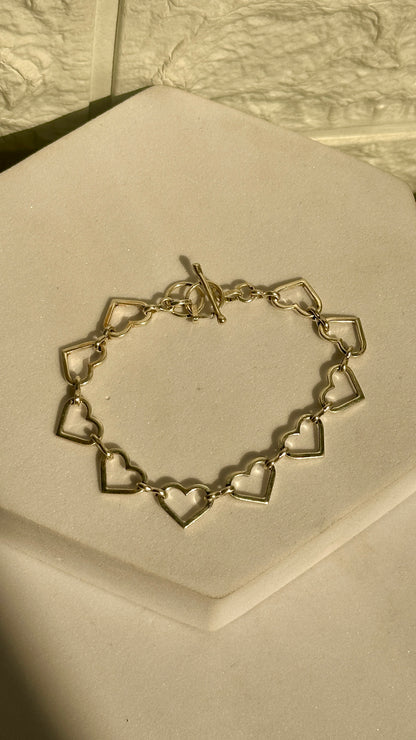 Heart Link Bracelet