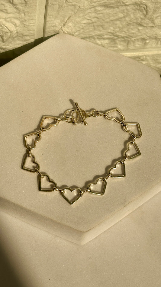 Heart Link Bracelet