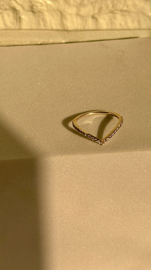 Sparkle Wave Ring