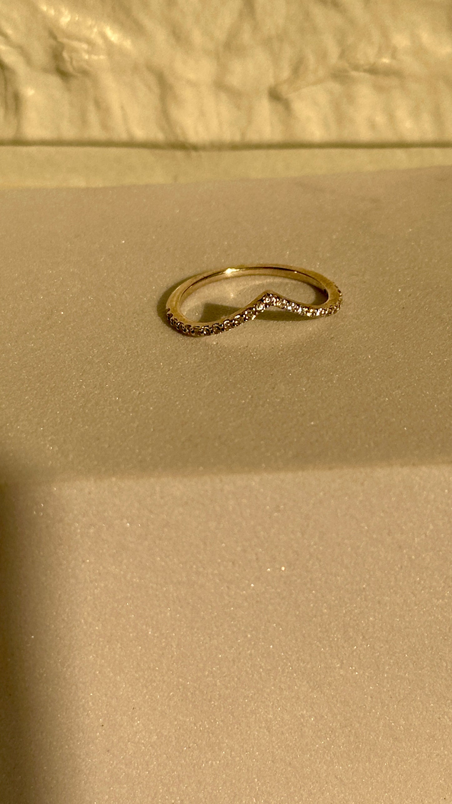 sparkle wave ring