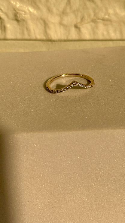 Sparkle Wave Ring