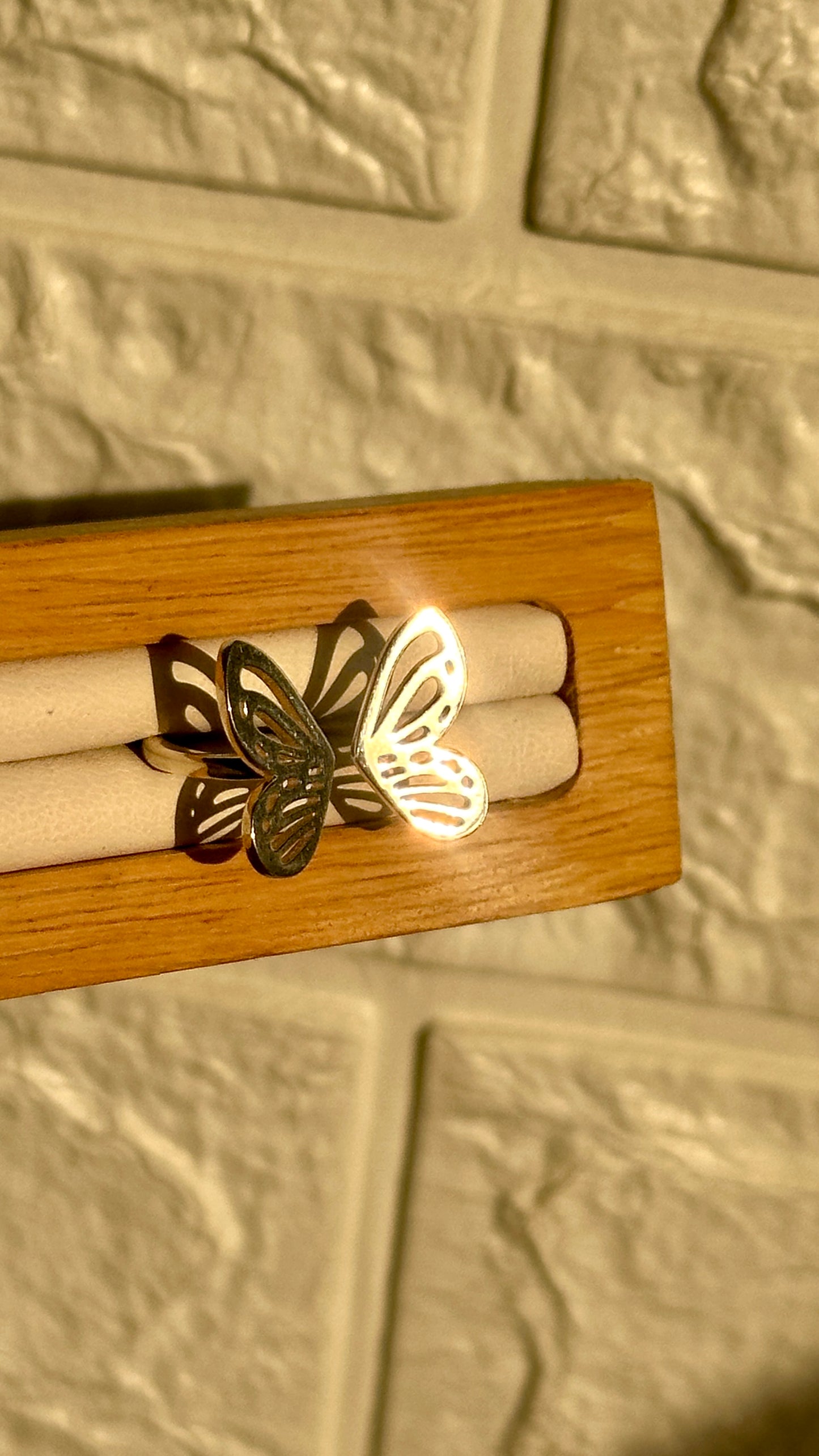 statement butterfly ring