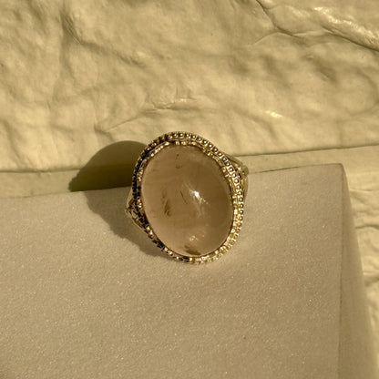Blush Quartz Ring