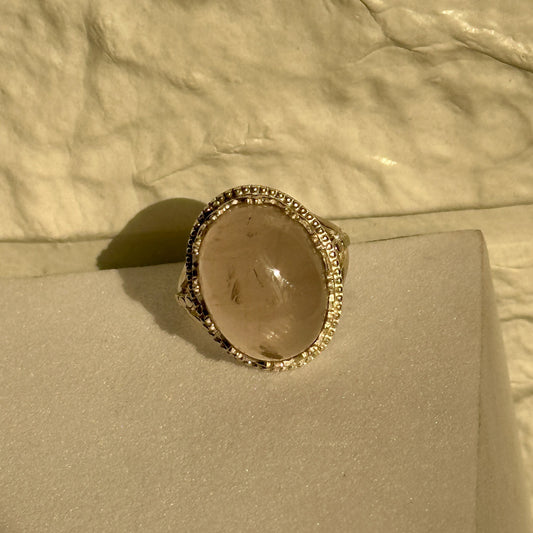 Blush Quartz Ring