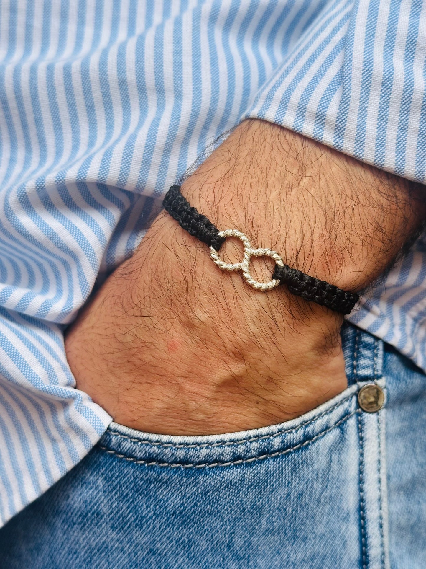 braided infinity band
