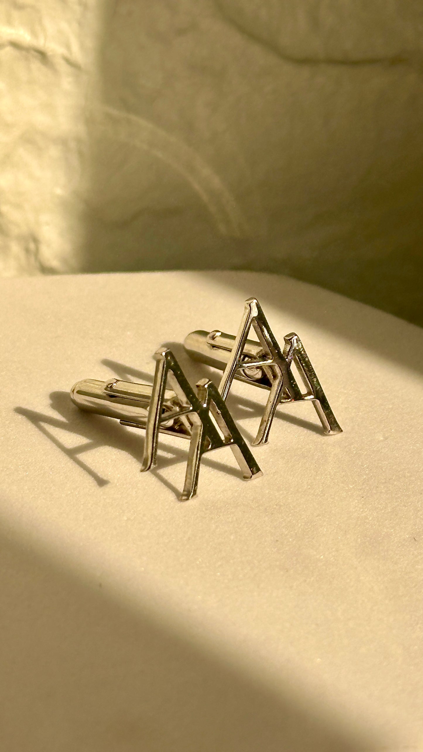 couple initials cufflinks