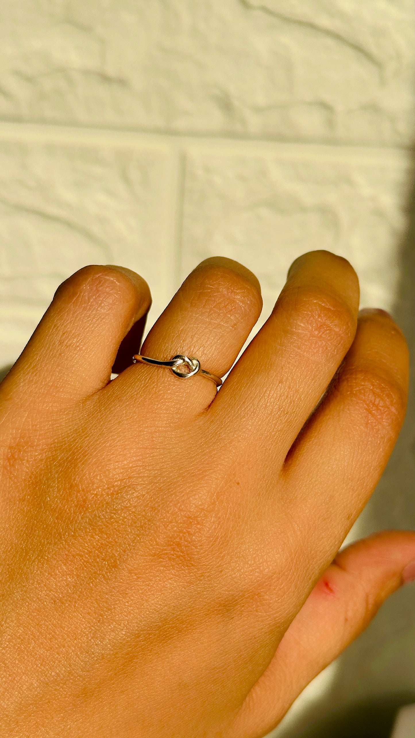 tiny knot ring