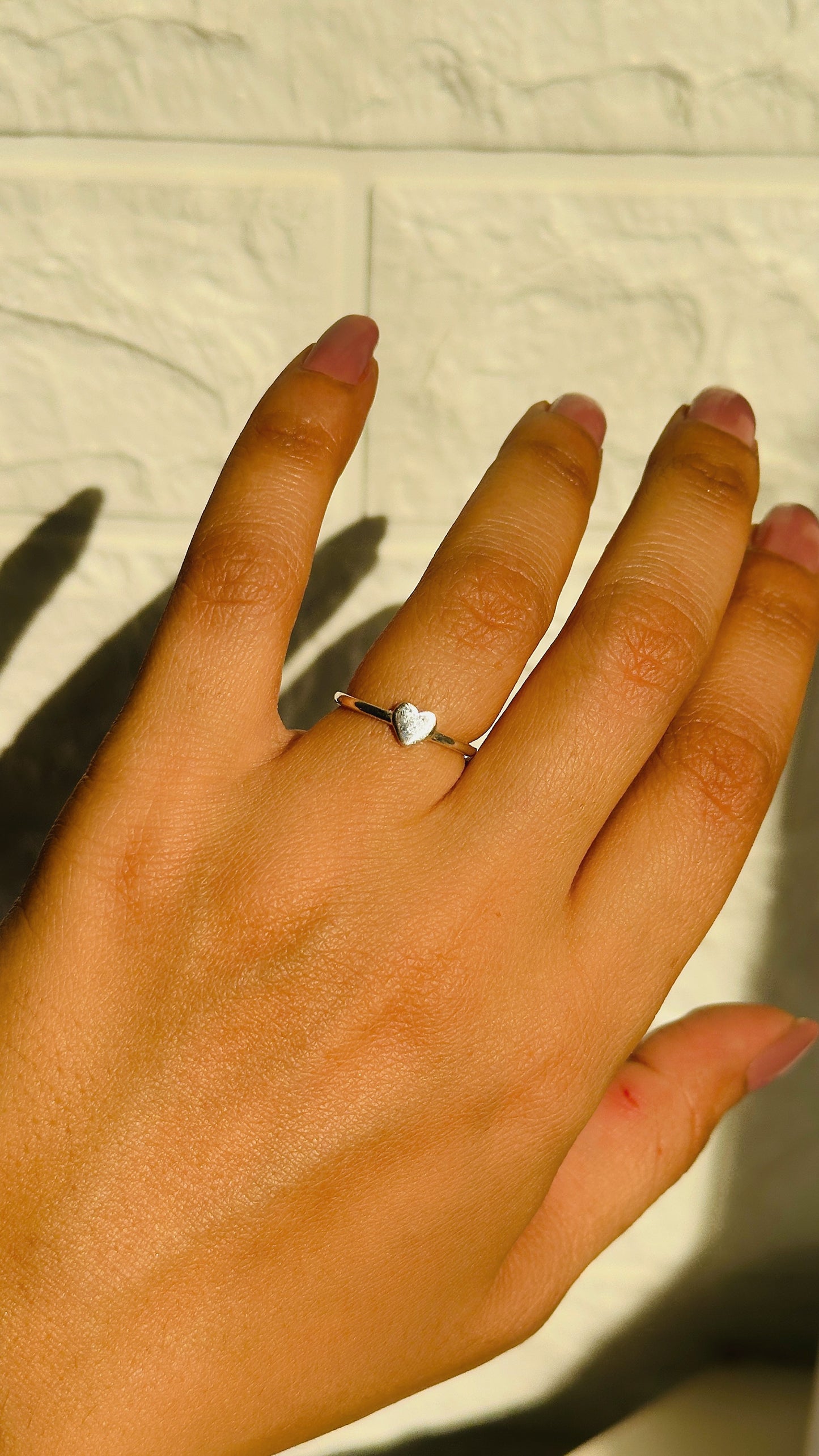 mini heart ring