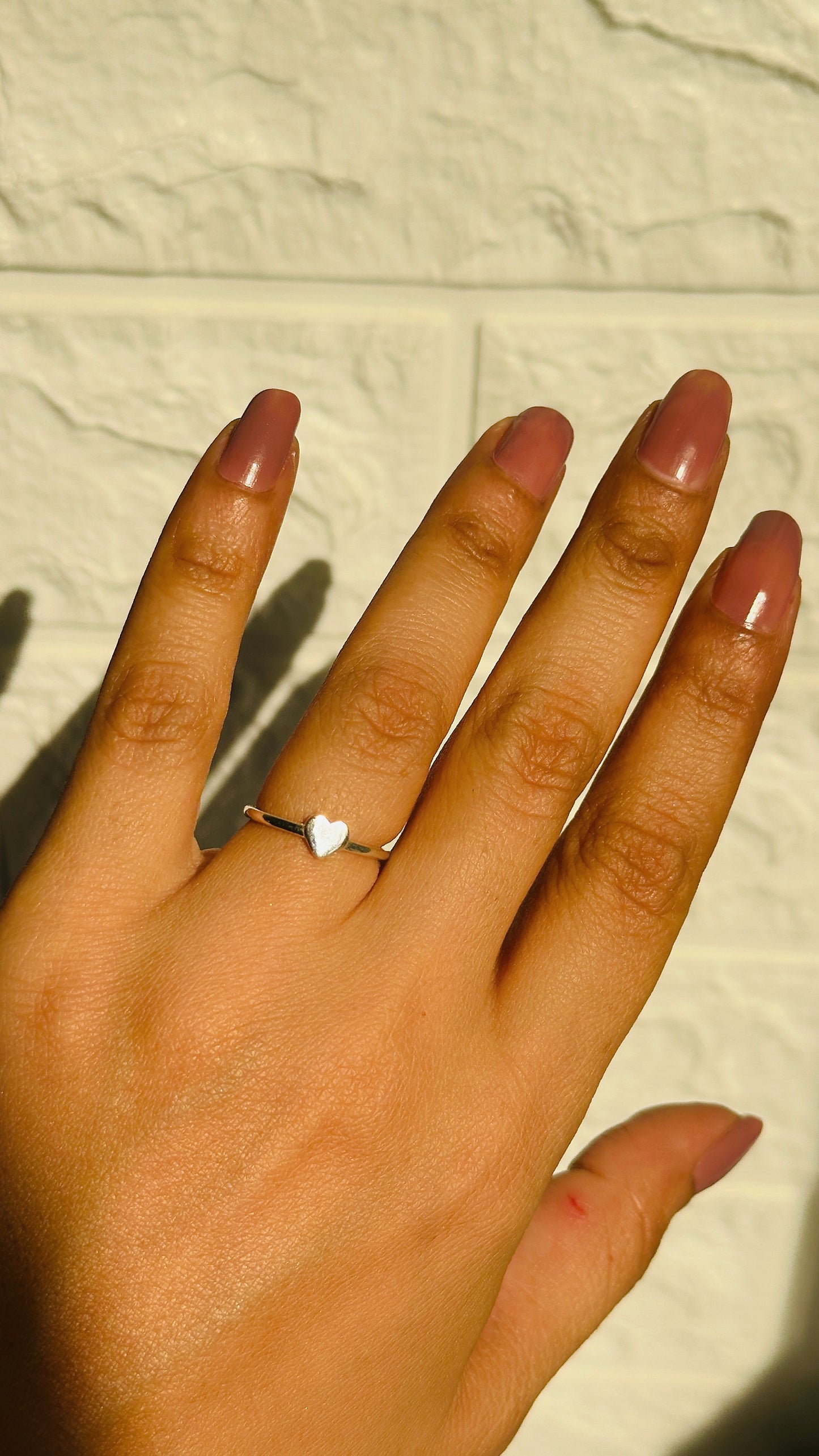 mini heart ring