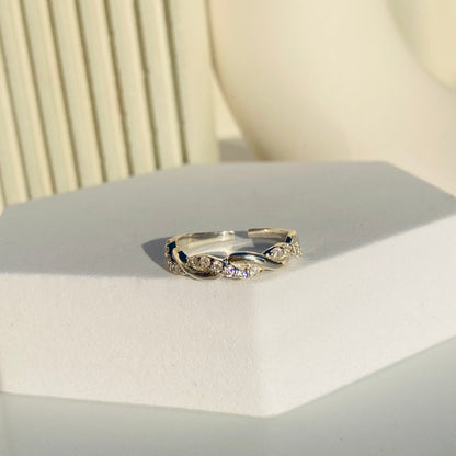 Woven Waves Ring