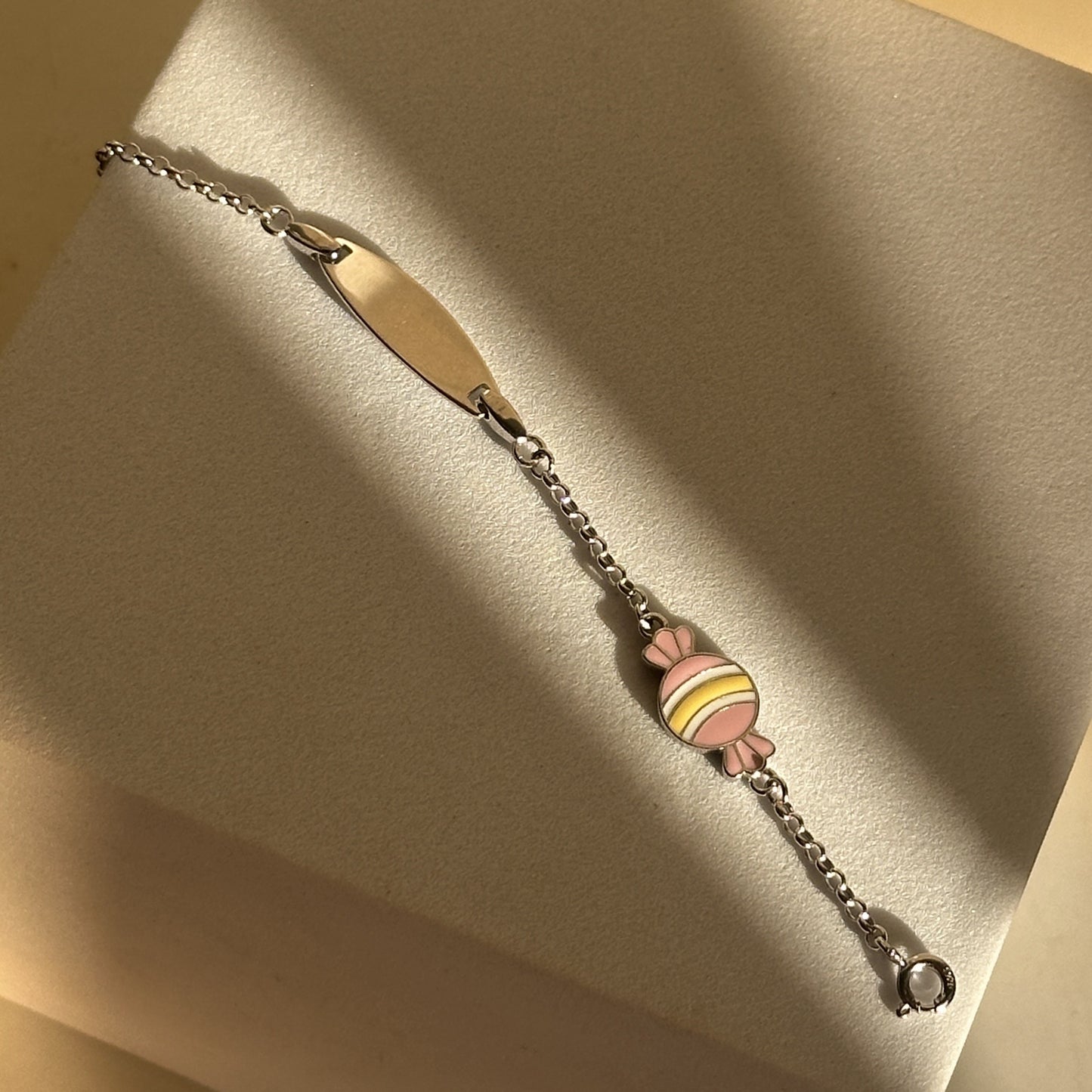 pink candy baby bracelet